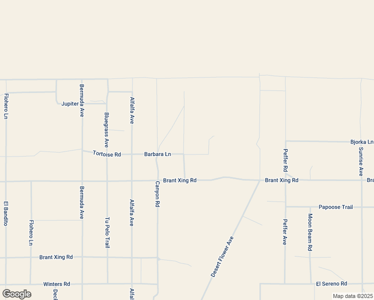 map of restaurants, bars, coffee shops, grocery stores, and more near 380 Mack Lane in Twentynine Palms
