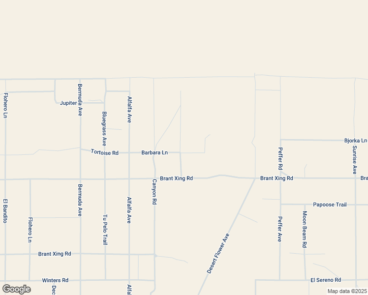 map of restaurants, bars, coffee shops, grocery stores, and more near 380 Mack Lane in Twentynine Palms
