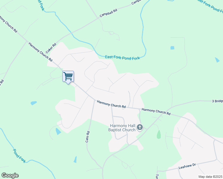 map of restaurants, bars, coffee shops, grocery stores, and more near 3831 Woodhurst Way in Gainesville