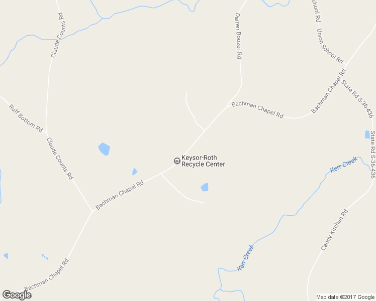 map of restaurants, bars, coffee shops, grocery stores, and more near 2100 Bachman Chapel Road in Prosperity