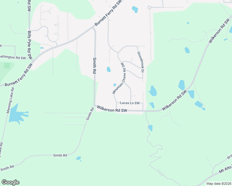 map of restaurants, bars, coffee shops, grocery stores, and more near 10 Mountain Chase Road Southwest in Rome