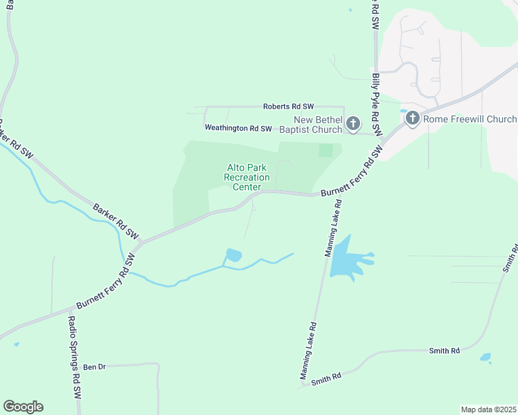 map of restaurants, bars, coffee shops, grocery stores, and more near 1055 Burnett Ferry Road Southwest in Rome