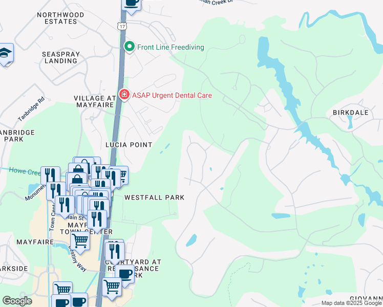 map of restaurants, bars, coffee shops, grocery stores, and more near 821 Bedminister Lane in Wilmington