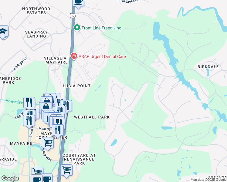 map of restaurants, bars, coffee shops, grocery stores, and more near 821 Bedminister Lane in Wilmington