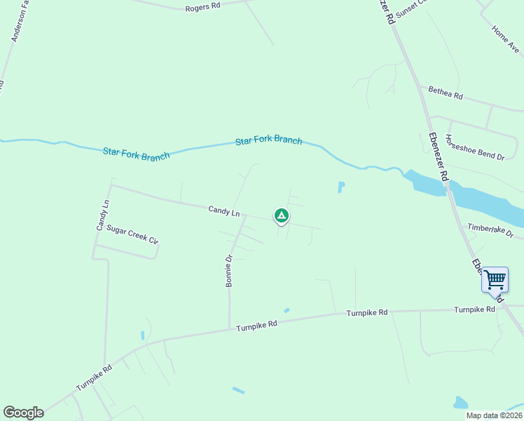 map of restaurants, bars, coffee shops, grocery stores, and more near 1753 Candy Lane in Florence