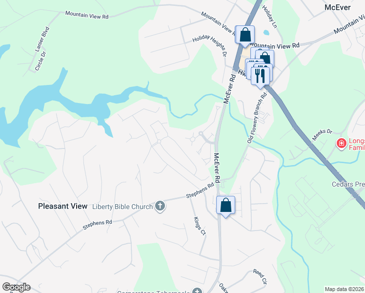 map of restaurants, bars, coffee shops, grocery stores, and more near 4837 Tangerine Circle in Oakwood