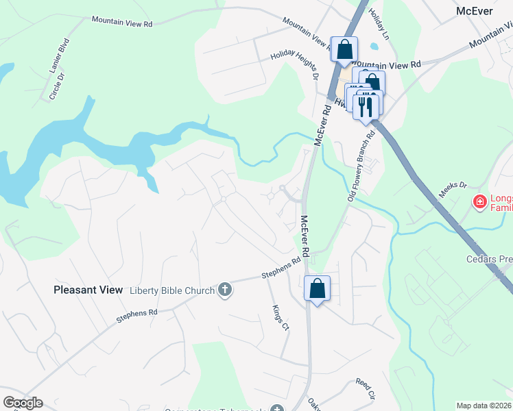 map of restaurants, bars, coffee shops, grocery stores, and more near 4837 Tangerine Circle in Oakwood