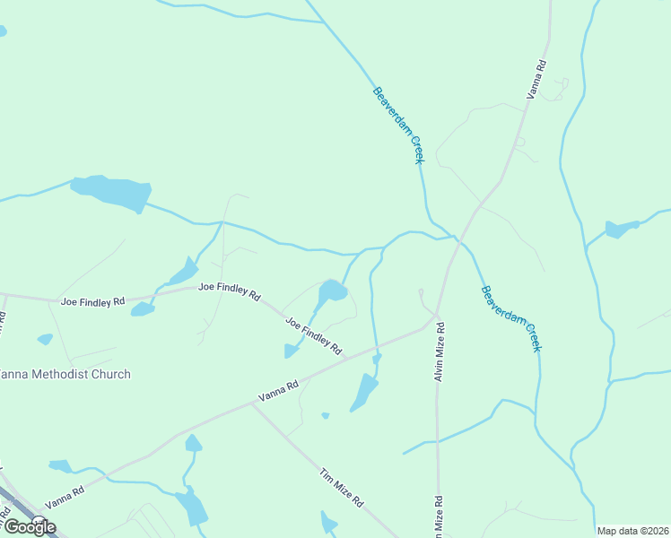 map of restaurants, bars, coffee shops, grocery stores, and more near 104 Joe Findley Road in Royston