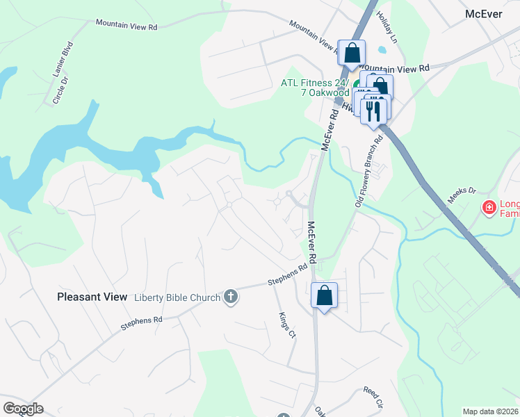 map of restaurants, bars, coffee shops, grocery stores, and more near 4837 Tangerine Circle in Oakwood