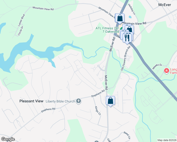 map of restaurants, bars, coffee shops, grocery stores, and more near 4837 Tangerine Circle in Oakwood