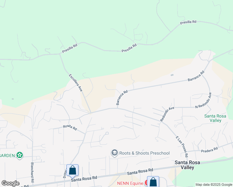 map of restaurants, bars, coffee shops, grocery stores, and more near 3021 Palo Verde Circle in Camarillo