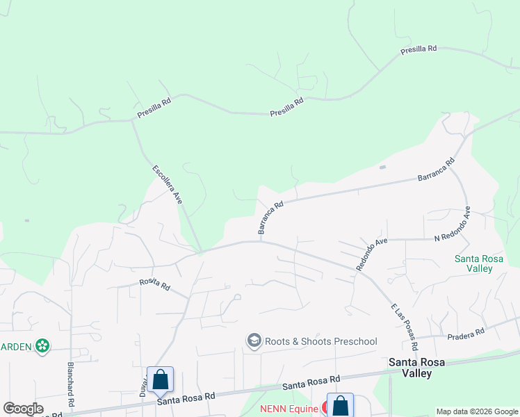 map of restaurants, bars, coffee shops, grocery stores, and more near 3021 Palo Verde Circle in Camarillo