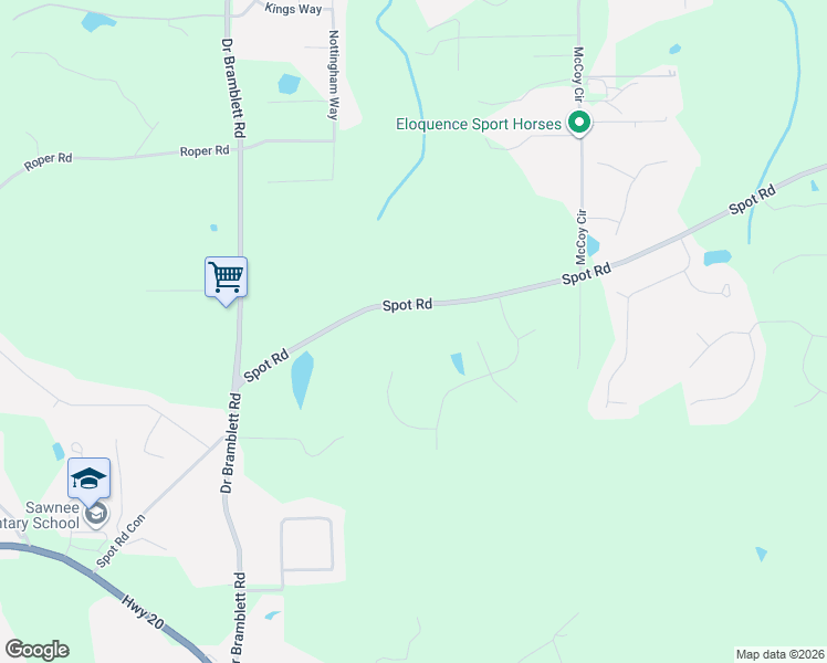 map of restaurants, bars, coffee shops, grocery stores, and more near 5320 Memento Trce in Cumming