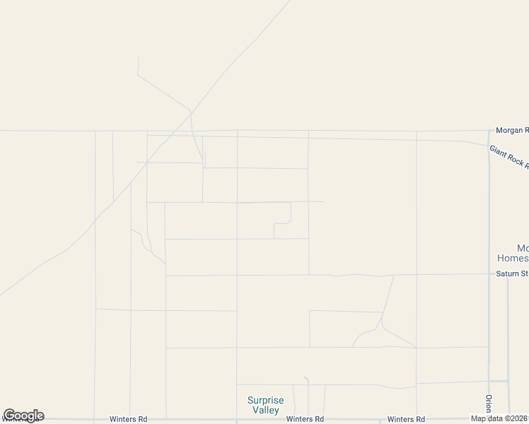 map of restaurants, bars, coffee shops, grocery stores, and more near 63752 Gemini Road in Joshua Tree