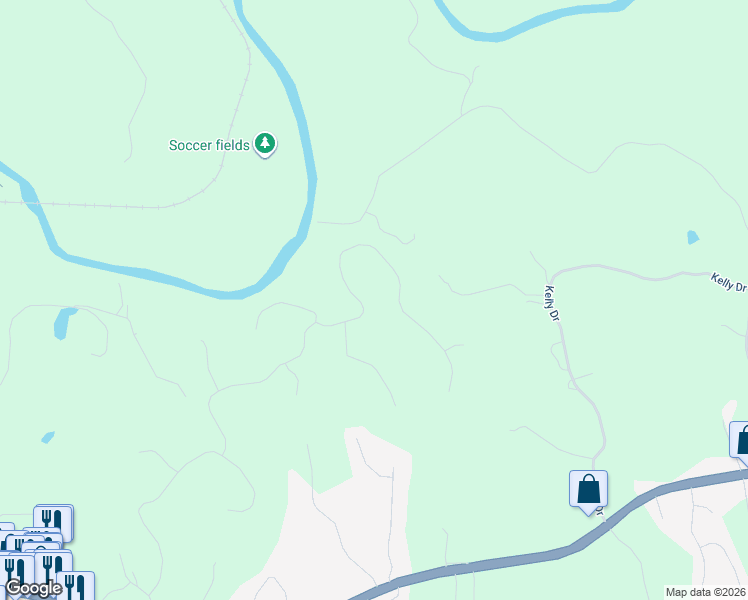 map of restaurants, bars, coffee shops, grocery stores, and more near 836 Waterford Estates Manor in Canton