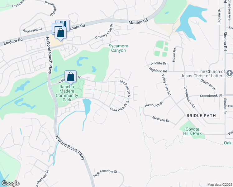 map of restaurants, bars, coffee shops, grocery stores, and more near 190 Sailwind Court in Simi Valley