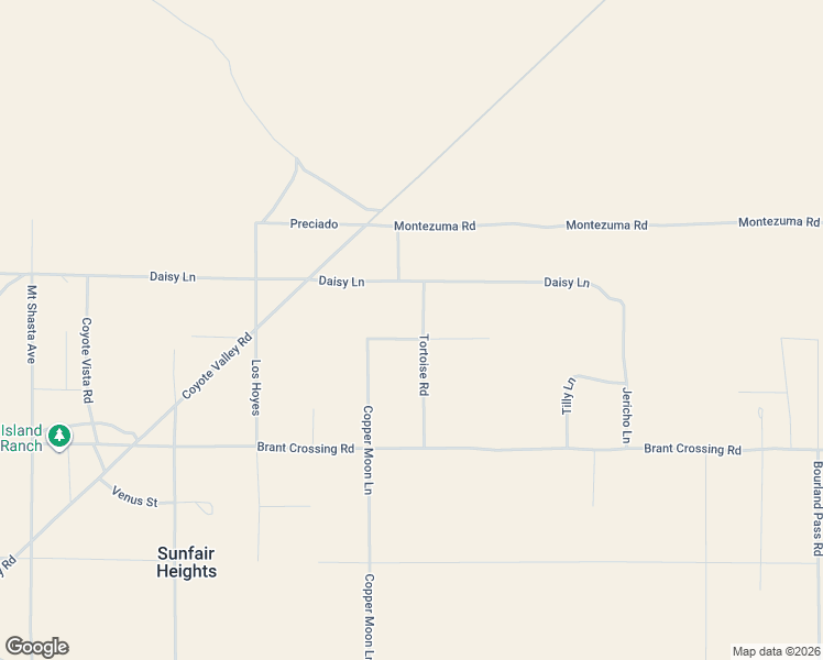 map of restaurants, bars, coffee shops, grocery stores, and more near 66567 Daisy Lane in Joshua Tree
