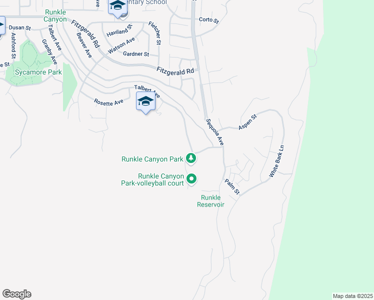 map of restaurants, bars, coffee shops, grocery stores, and more near 221 Talbert Avenue in Simi Valley