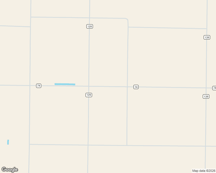 map of restaurants, bars, coffee shops, grocery stores, and more near County Road 74 in Earth