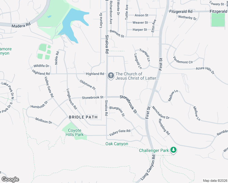 map of restaurants, bars, coffee shops, grocery stores, and more near 533 Stonebrook Street in Simi Valley