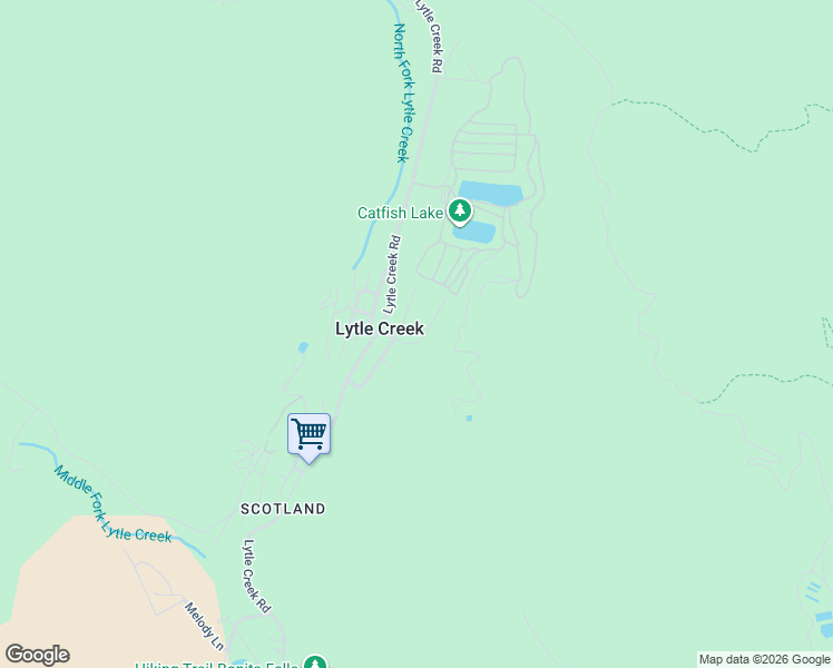map of restaurants, bars, coffee shops, grocery stores, and more near 14282 Club View Drive in Lytle Creek