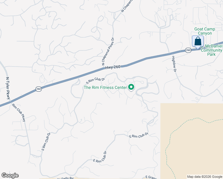 map of restaurants, bars, coffee shops, grocery stores, and more near 201 South Star View in Payson