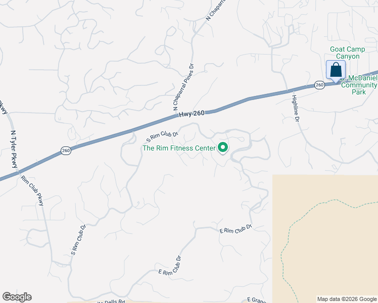 map of restaurants, bars, coffee shops, grocery stores, and more near 201 South Star View in Payson