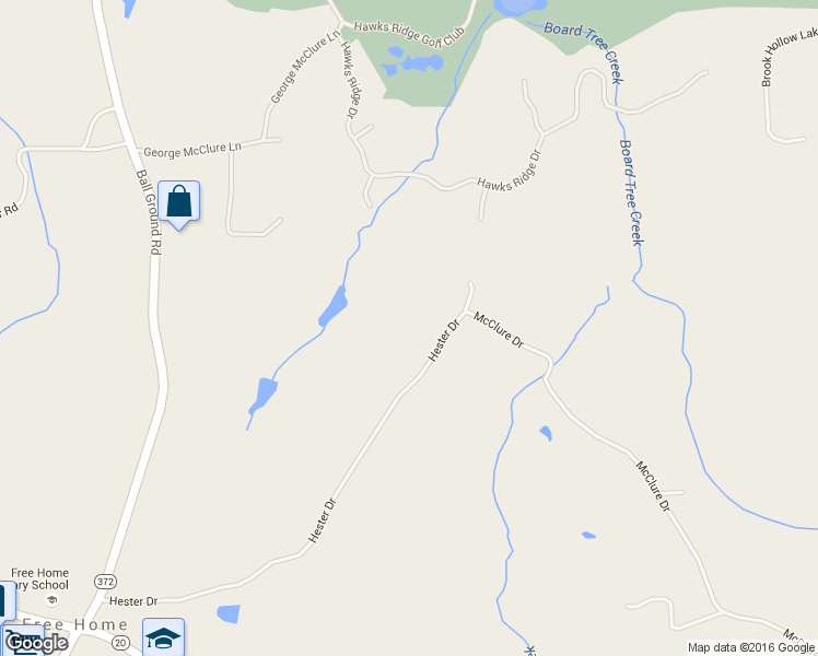 map of restaurants, bars, coffee shops, grocery stores, and more near 1153 Hester Drive in Cumming