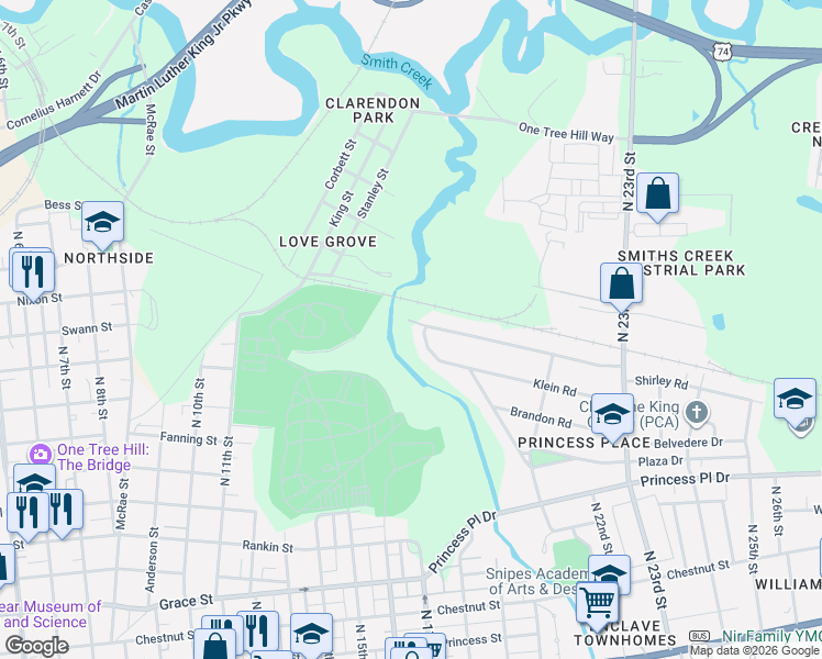 map of restaurants, bars, coffee shops, grocery stores, and more near 2008 Klein Road in Wilmington