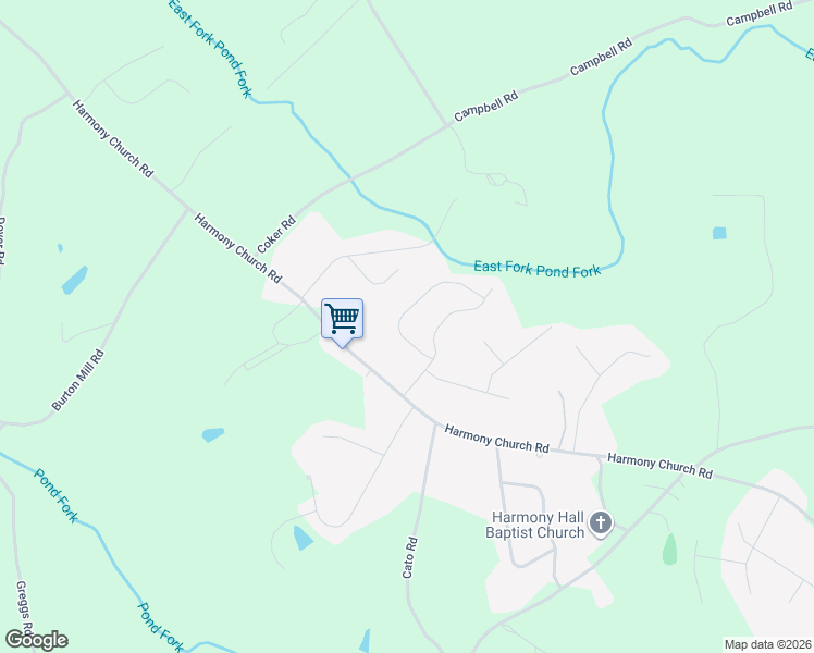 map of restaurants, bars, coffee shops, grocery stores, and more near 3986 Pinedale Lane in Gainesville