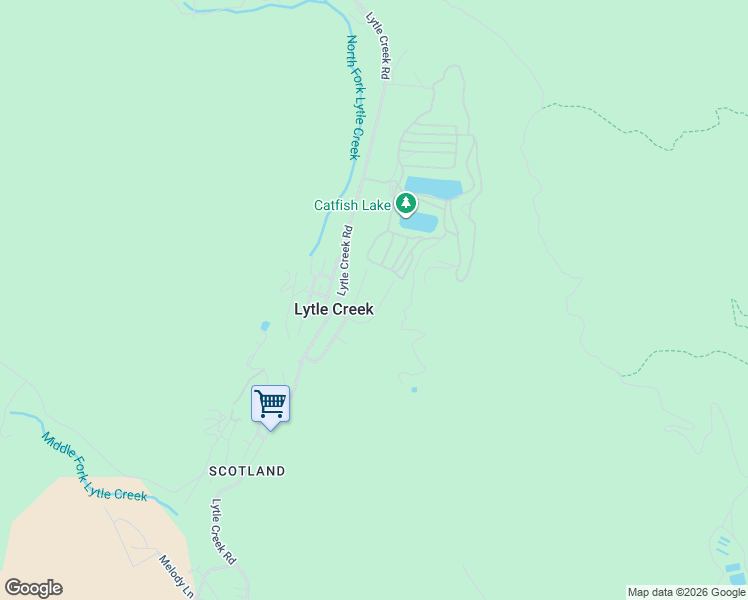 map of restaurants, bars, coffee shops, grocery stores, and more near 14298 Club View Drive in Lytle Creek