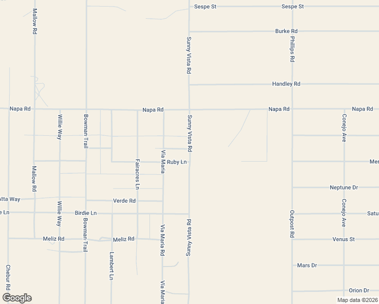 map of restaurants, bars, coffee shops, grocery stores, and more near 7035 Sunny Vista Road in Joshua Tree