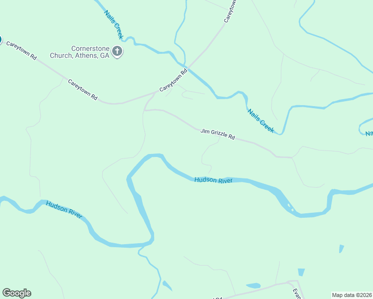 map of restaurants, bars, coffee shops, grocery stores, and more near 967 Evangelical Church Road in Danielsville