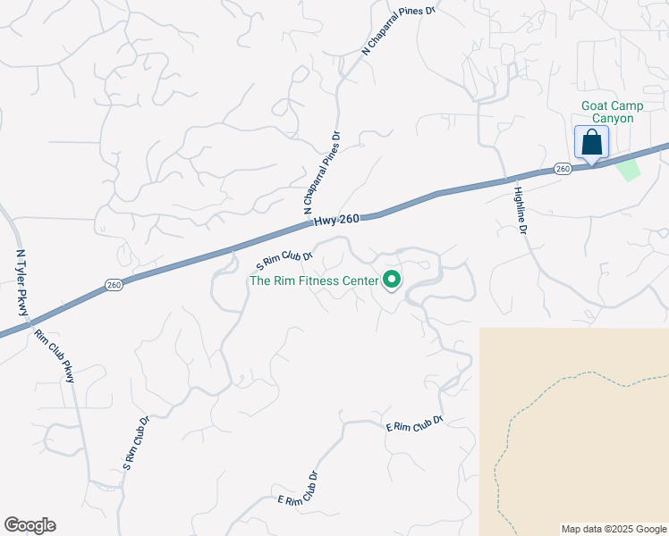 map of restaurants, bars, coffee shops, grocery stores, and more near South Crescent Moon in Payson