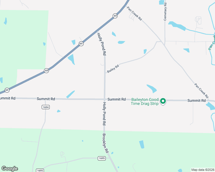 map of restaurants, bars, coffee shops, grocery stores, and more near 5566 Holly Pond Road in Baileyton