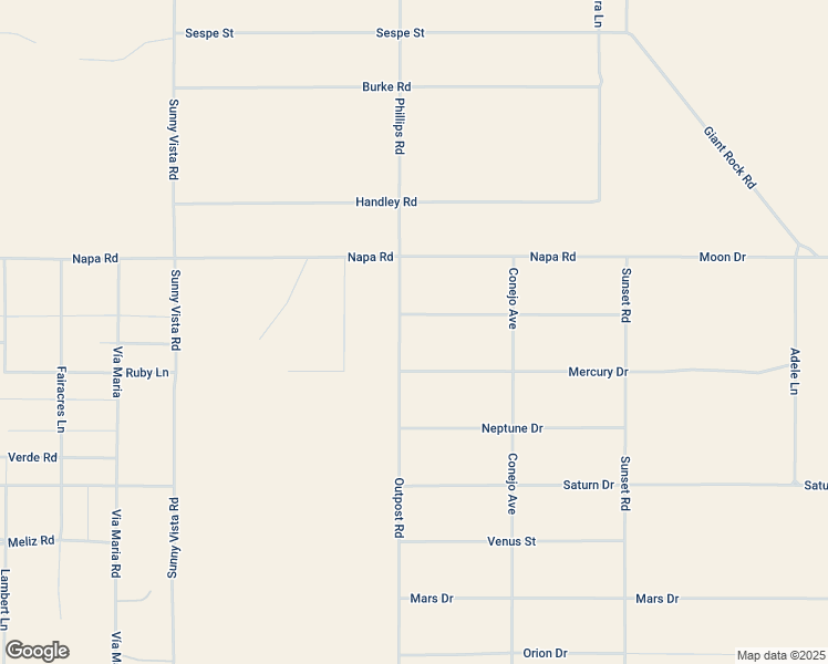map of restaurants, bars, coffee shops, grocery stores, and more near 61329 Jupiter Drive in San Bernardino County