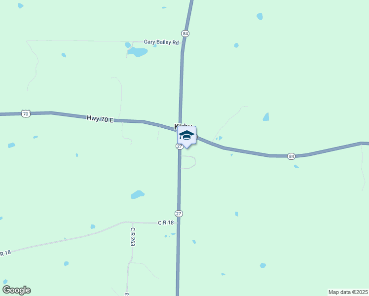 map of restaurants, bars, coffee shops, grocery stores, and more near 2633 Arkansas 27 in Kirby