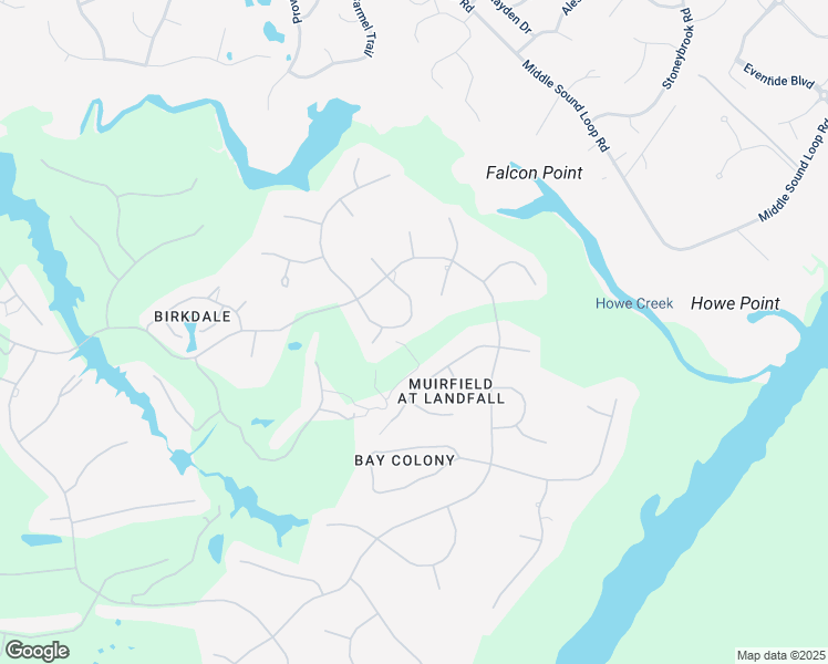 map of restaurants, bars, coffee shops, grocery stores, and more near 821 Fox Ridge Lane in Wilmington