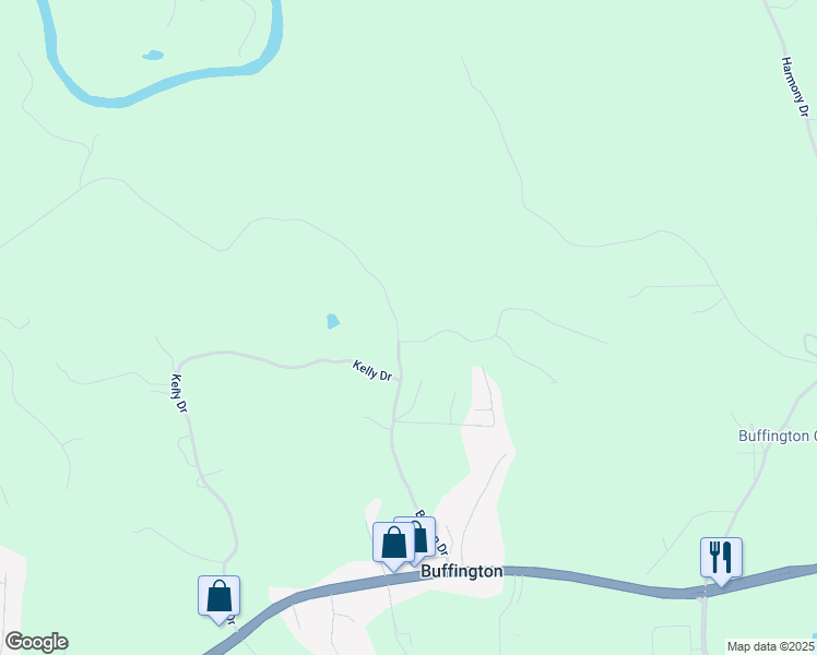 map of restaurants, bars, coffee shops, grocery stores, and more near 670 Bishop Drive in Canton