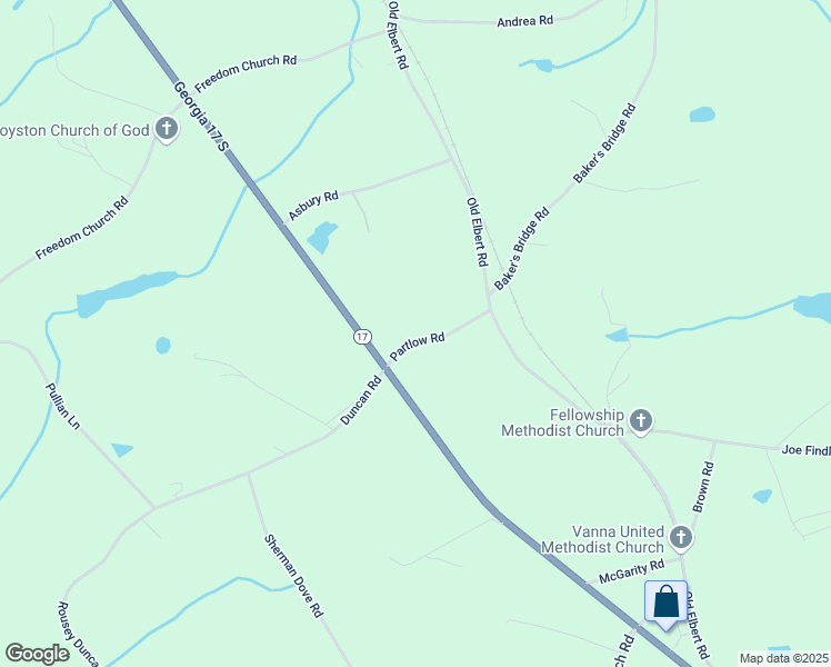 map of restaurants, bars, coffee shops, grocery stores, and more near 176 Partlow Road in Royston