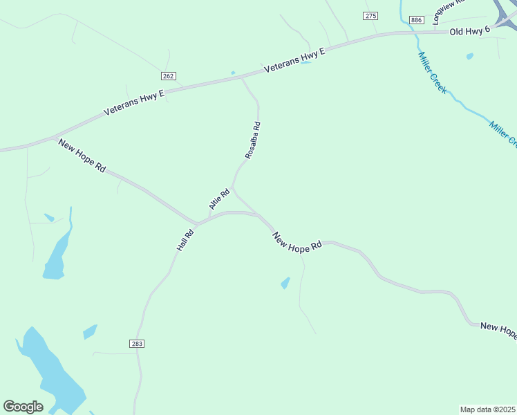 map of restaurants, bars, coffee shops, grocery stores, and more near 545 Rosalba Road in Pontotoc