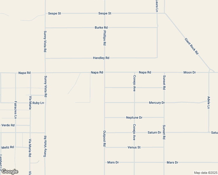map of restaurants, bars, coffee shops, grocery stores, and more near 61329 Jupiter Drive in San Bernardino County