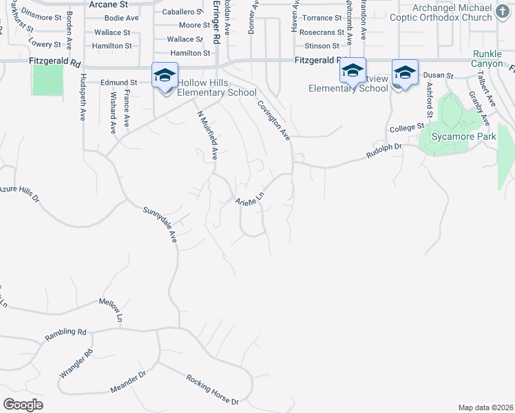 map of restaurants, bars, coffee shops, grocery stores, and more near 1991 Rheinland Court in Simi Valley