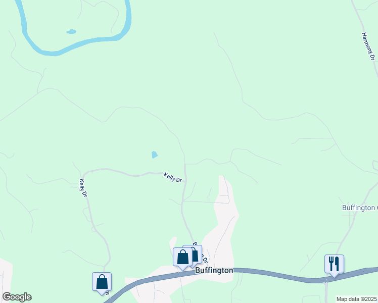 map of restaurants, bars, coffee shops, grocery stores, and more near 670 Bishop Drive in Canton