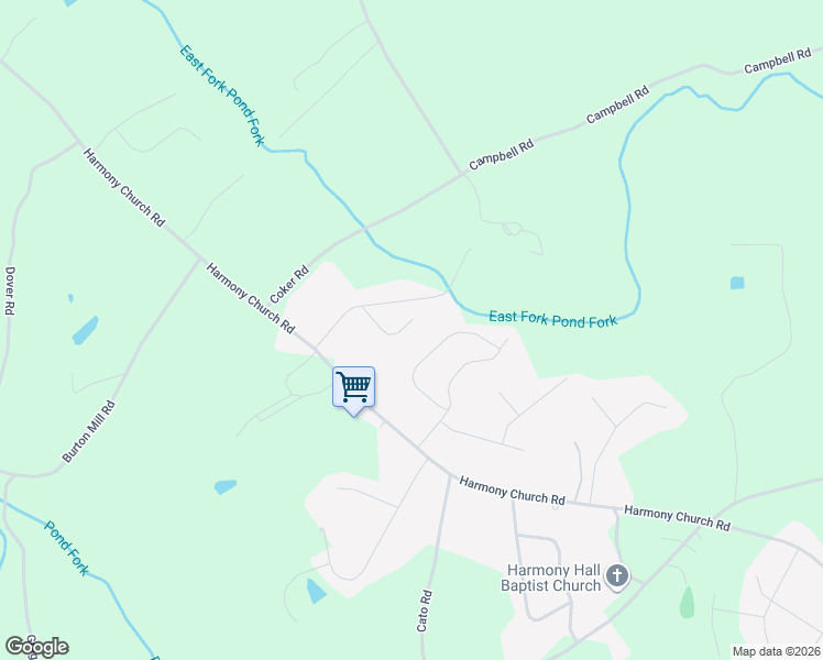 map of restaurants, bars, coffee shops, grocery stores, and more near 3834 Rhonda Lane in Gainesville