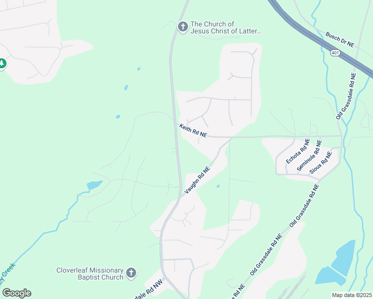 map of restaurants, bars, coffee shops, grocery stores, and more near 658 Peeples Valley Road Northeast in Cartersville