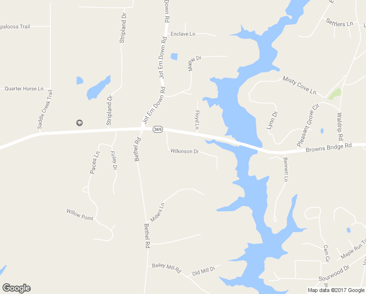 map of restaurants, bars, coffee shops, grocery stores, and more near 7795 Wilkinson Dr in Gainesville