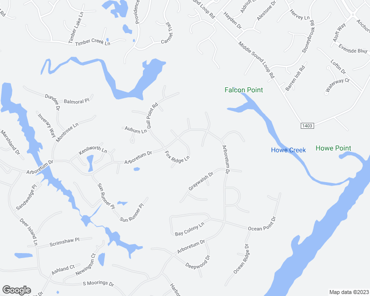 map of restaurants, bars, coffee shops, grocery stores, and more near 806 Fox Ridge Lane in Wilmington