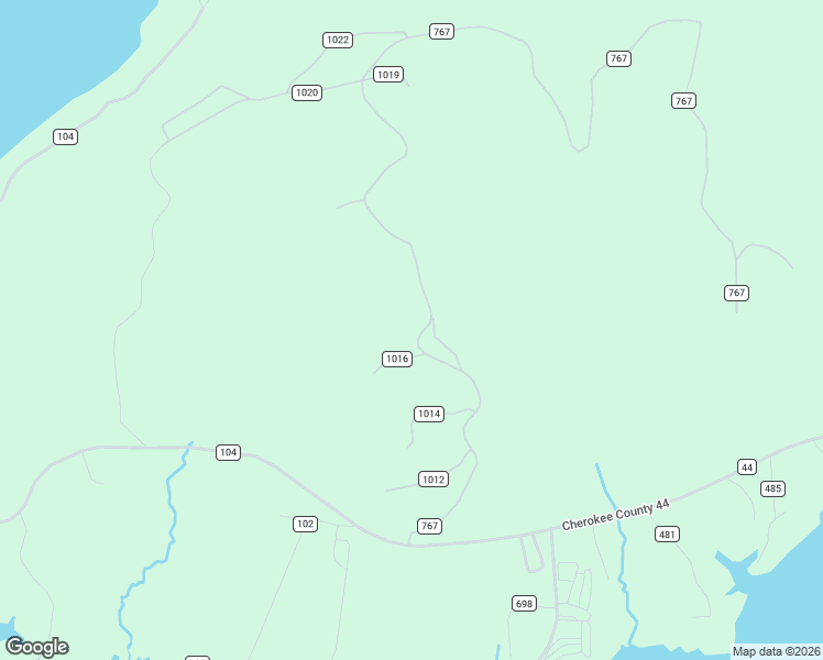 map of restaurants, bars, coffee shops, grocery stores, and more near 600 County Road 767 in Cedar Bluff