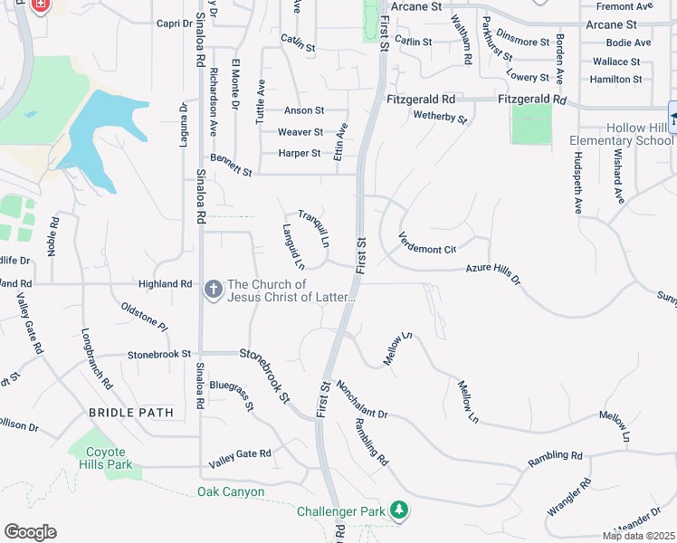 map of restaurants, bars, coffee shops, grocery stores, and more near 922 Carefree Drive in Simi Valley